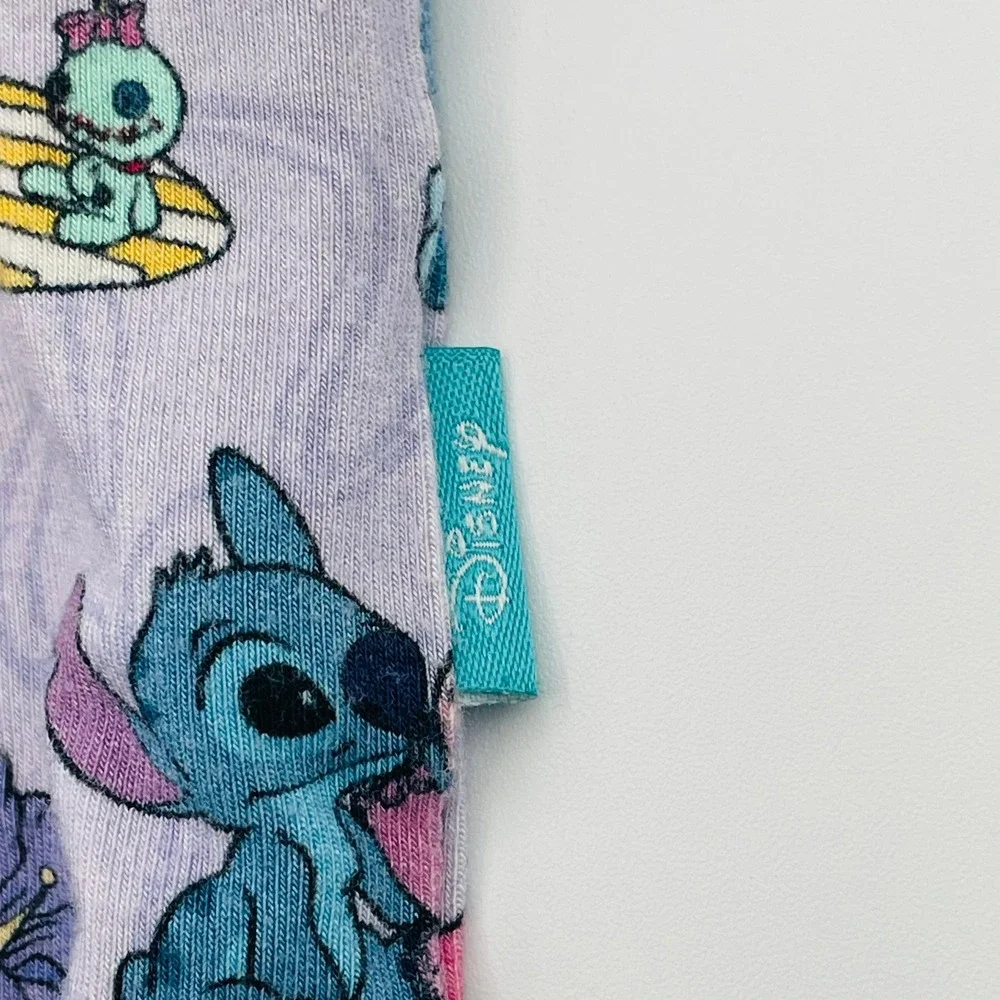 Disney Posh Peanut Stitch and Angel Tropical Pajama Top Only Lavender Toddler 2T